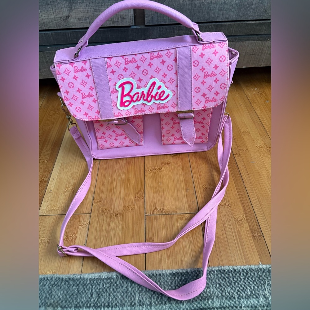 Barbie Pink Patterned Satchel